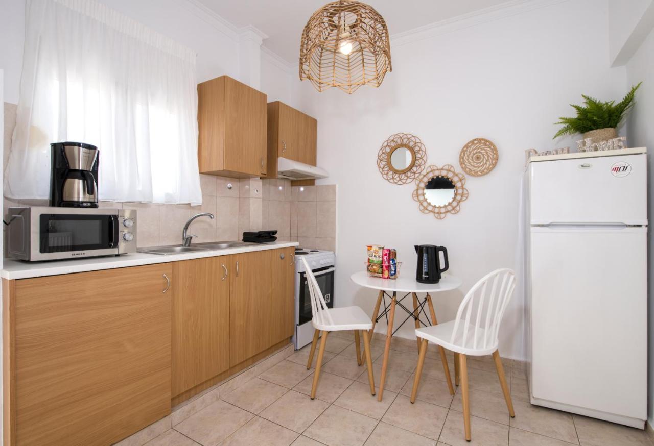 Center Manolia Dream 1 Bedroom Apartment 100M Away From The Beach Chania  Luaran gambar
